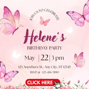 Birthday Celebration Invitation