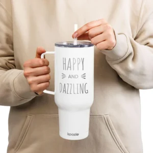 Personalized Insulated Tumbler 40oz: Recycled Stainless Steel Travel Mug