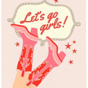 Cowgirl Wall Art Poster