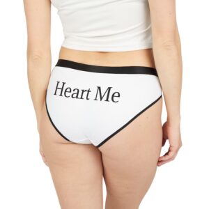 Heart Me Women's Briefs: Playful Lingerie, Anniversary Gift
