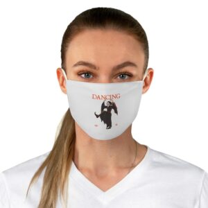 Dancing Fabric Face Mask, Fun Face Masks, Everyday Fabric Masks, Festival Masks, Unique Masks, Costume Accessories