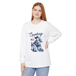 Cowboy Long Sleeve Tee, Rustic Western T-Shirt for Cowgirls and Cowboys, Perfect for Casual Outfits, Gift for Rodeo Lovers, Everyday [...]